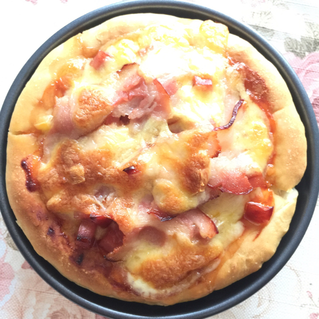 自制厚底披萨面饼