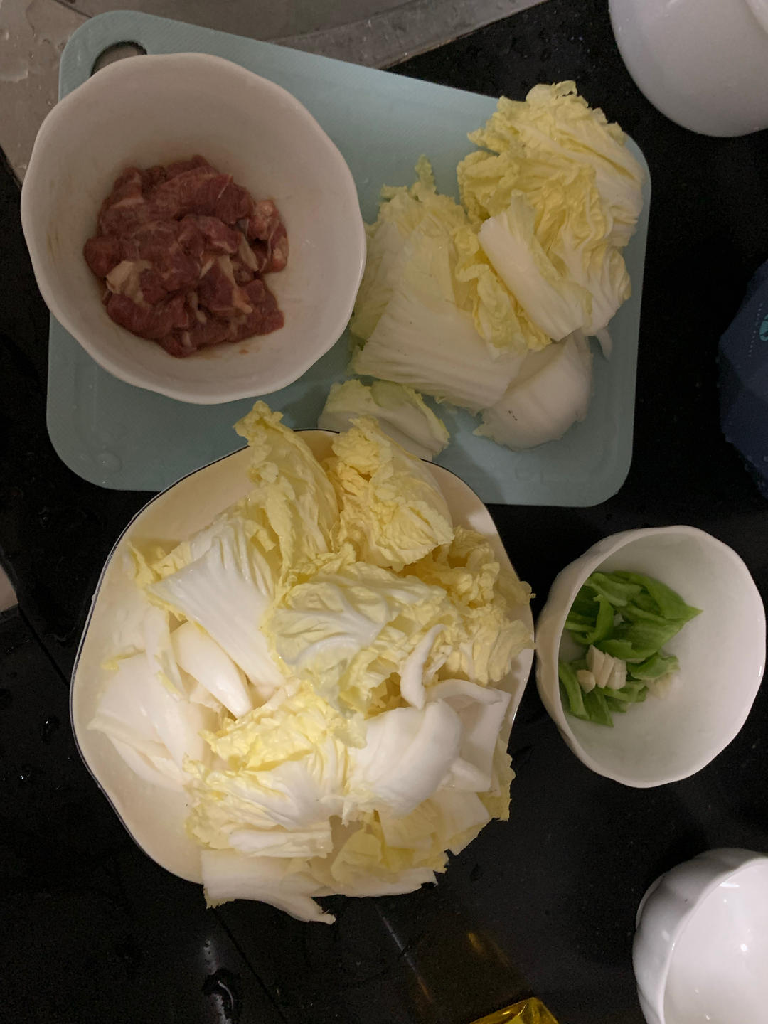 白菜炒肉