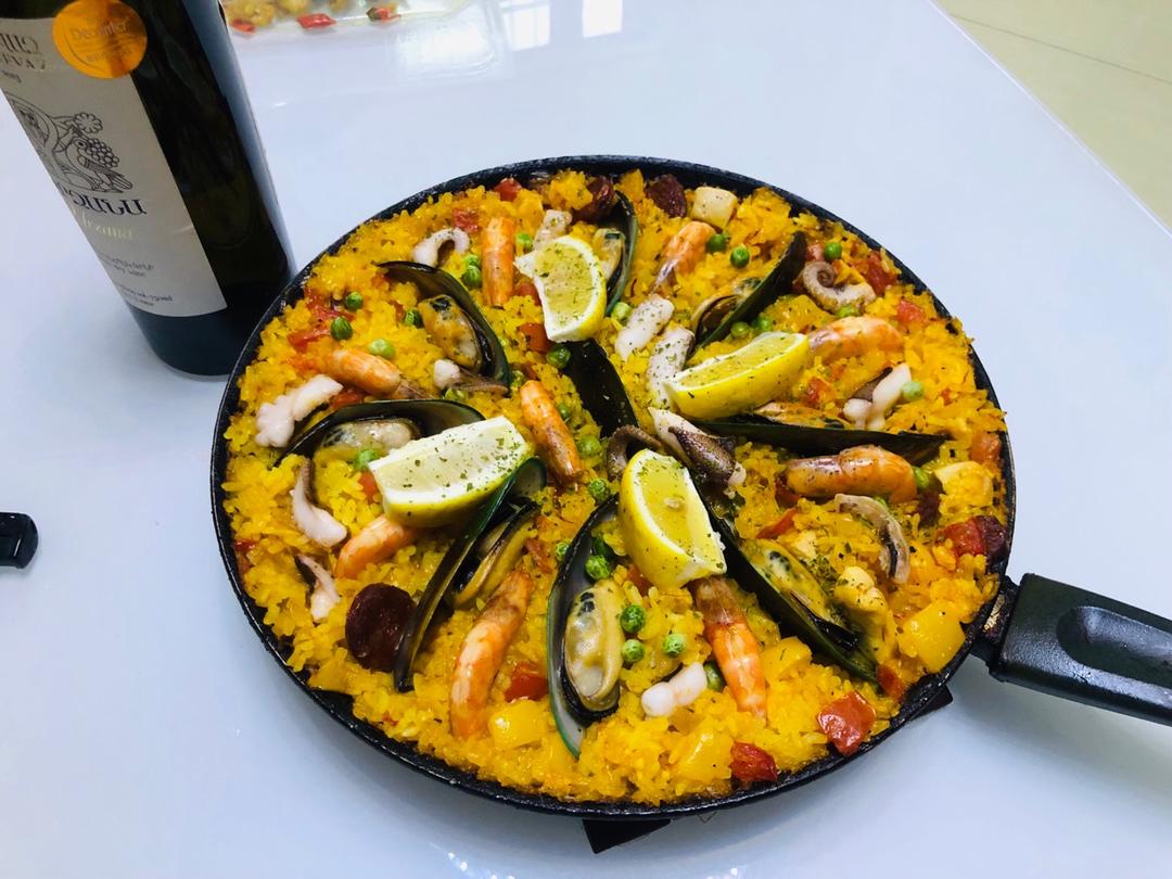 【曼食慢语】Seafood Paella 西班牙海鲜饭