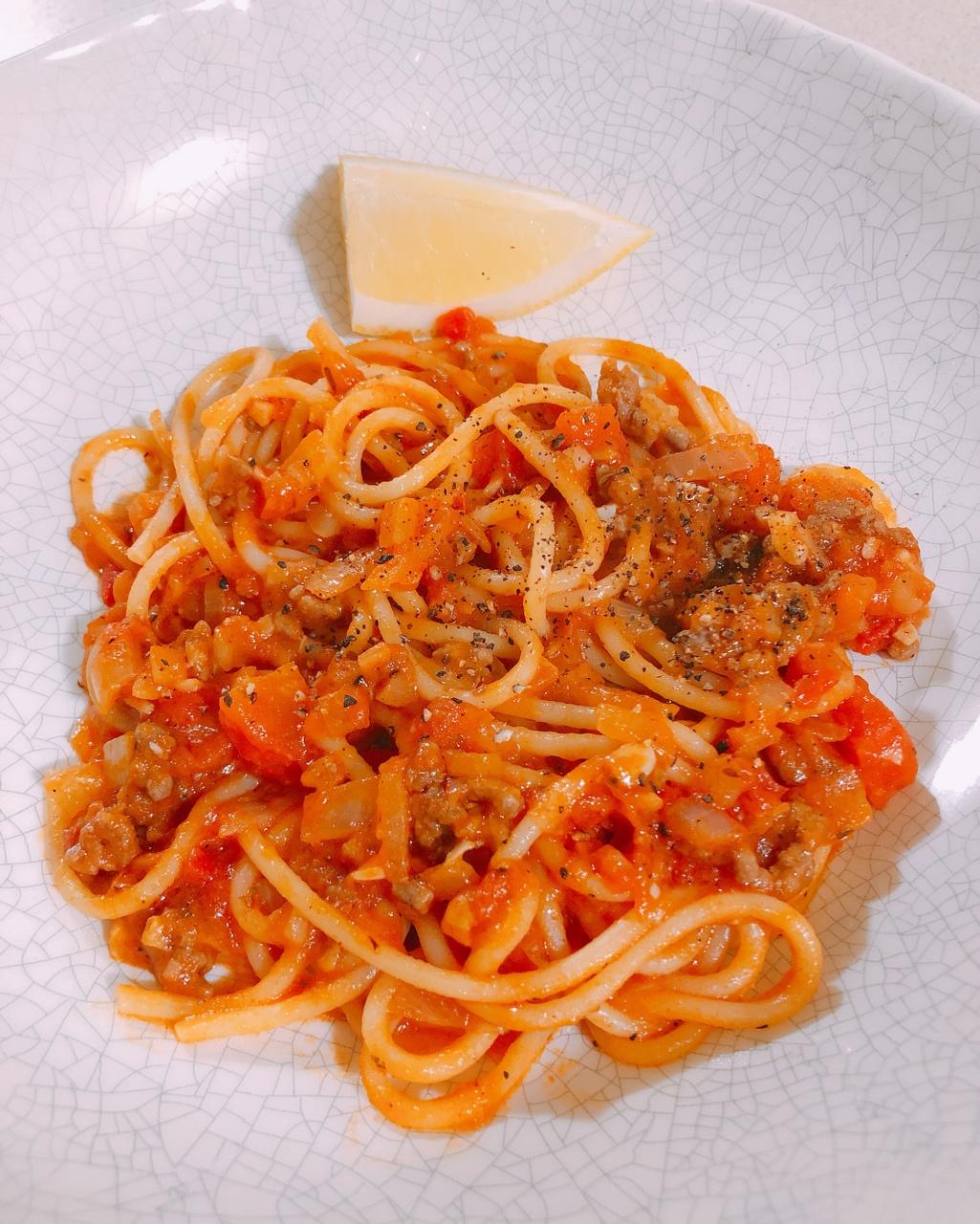 【番茄肉酱意面】