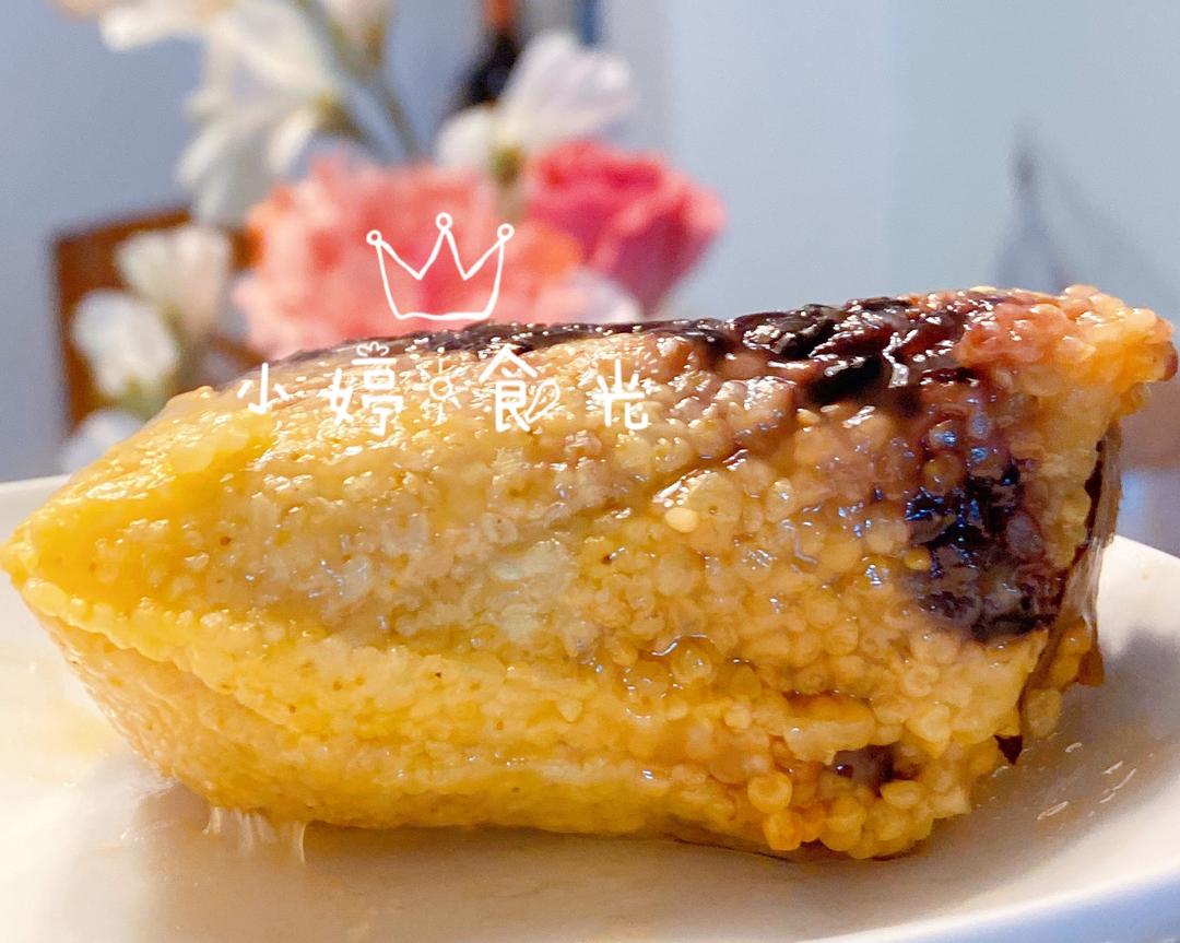 小婷食光🔆黄米红枣粽子的做法
