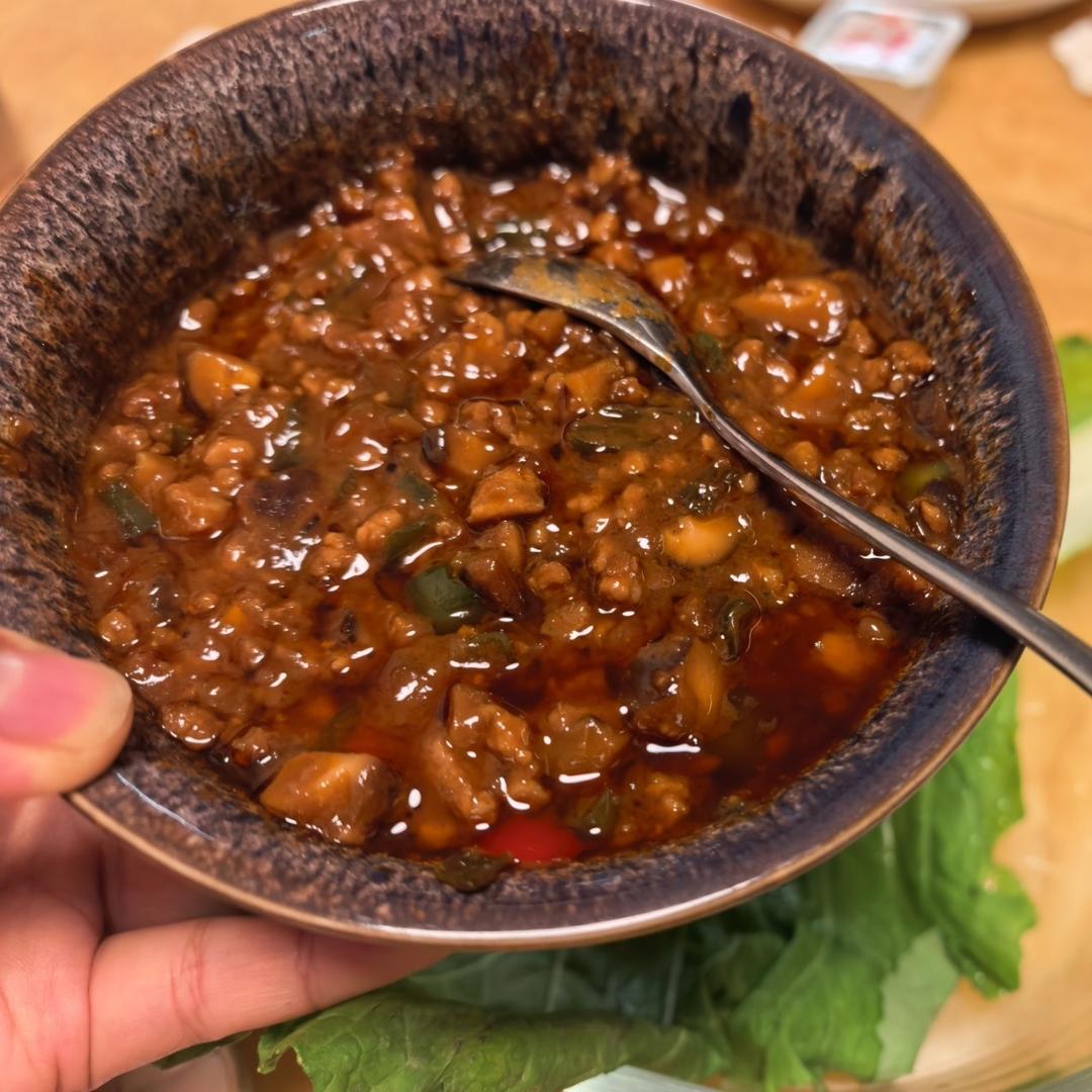 东北香菇辣椒肉酱（蘸酱菜绝配）