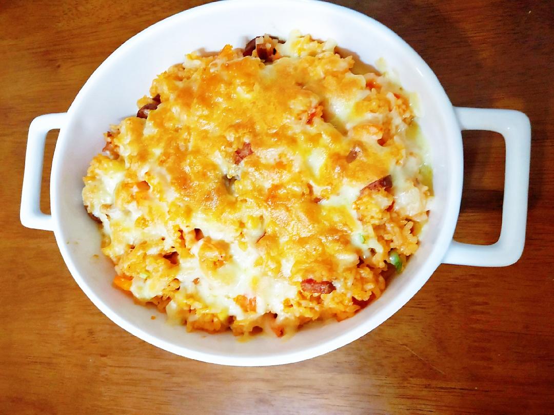 咸蛋黄焗芝士饭