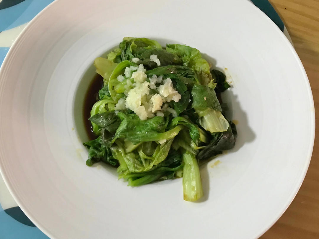 蒜蓉耗油生菜