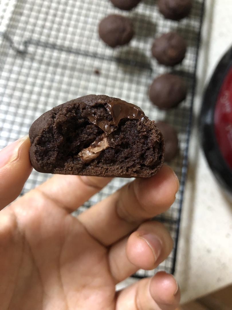 比趣多多好吃❗️爆浆巧克力软曲奇🍪
