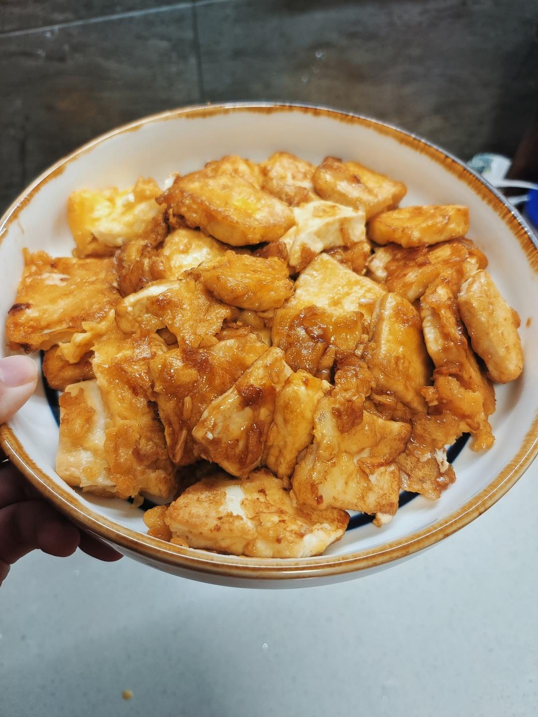 无敌好吃的香煎豆腐