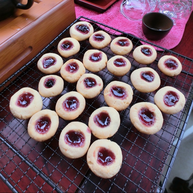 特浓奶香果酱酥饼