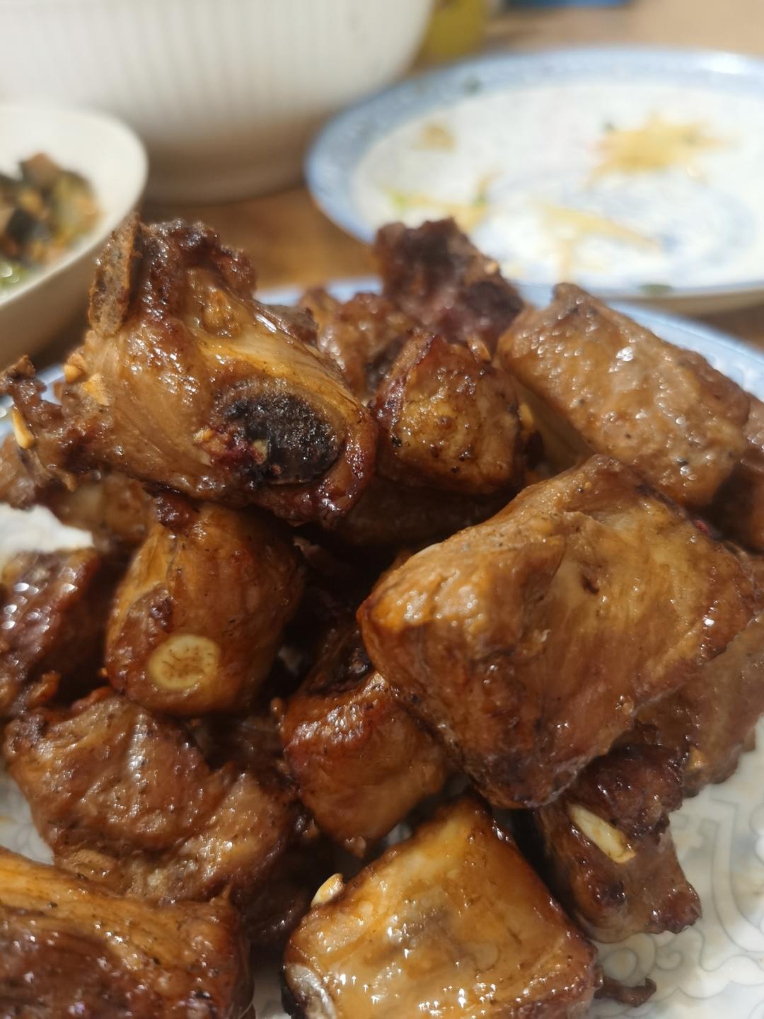 空气炸锅蒜香排骨，巨香巨好吃，简单易操作