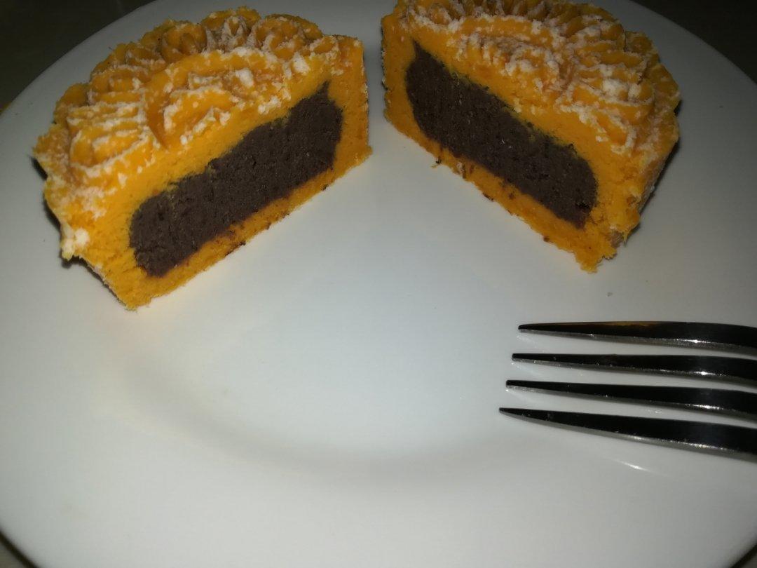 紫薯豆沙糕