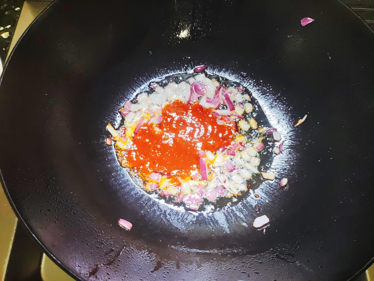 韩式年糕炒鱼丸的做法 步骤7