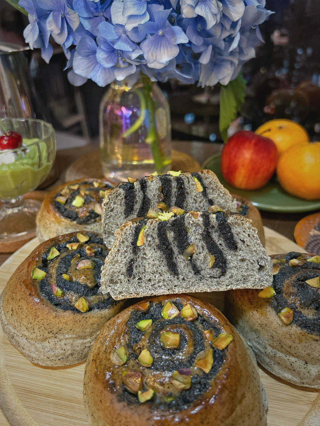 黑芝麻核桃奶酥卷✨层层美味😋手撕松软