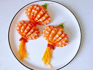 开运年菜❗️零难度高颜值，红红火火灯笼虾的做法 步骤8