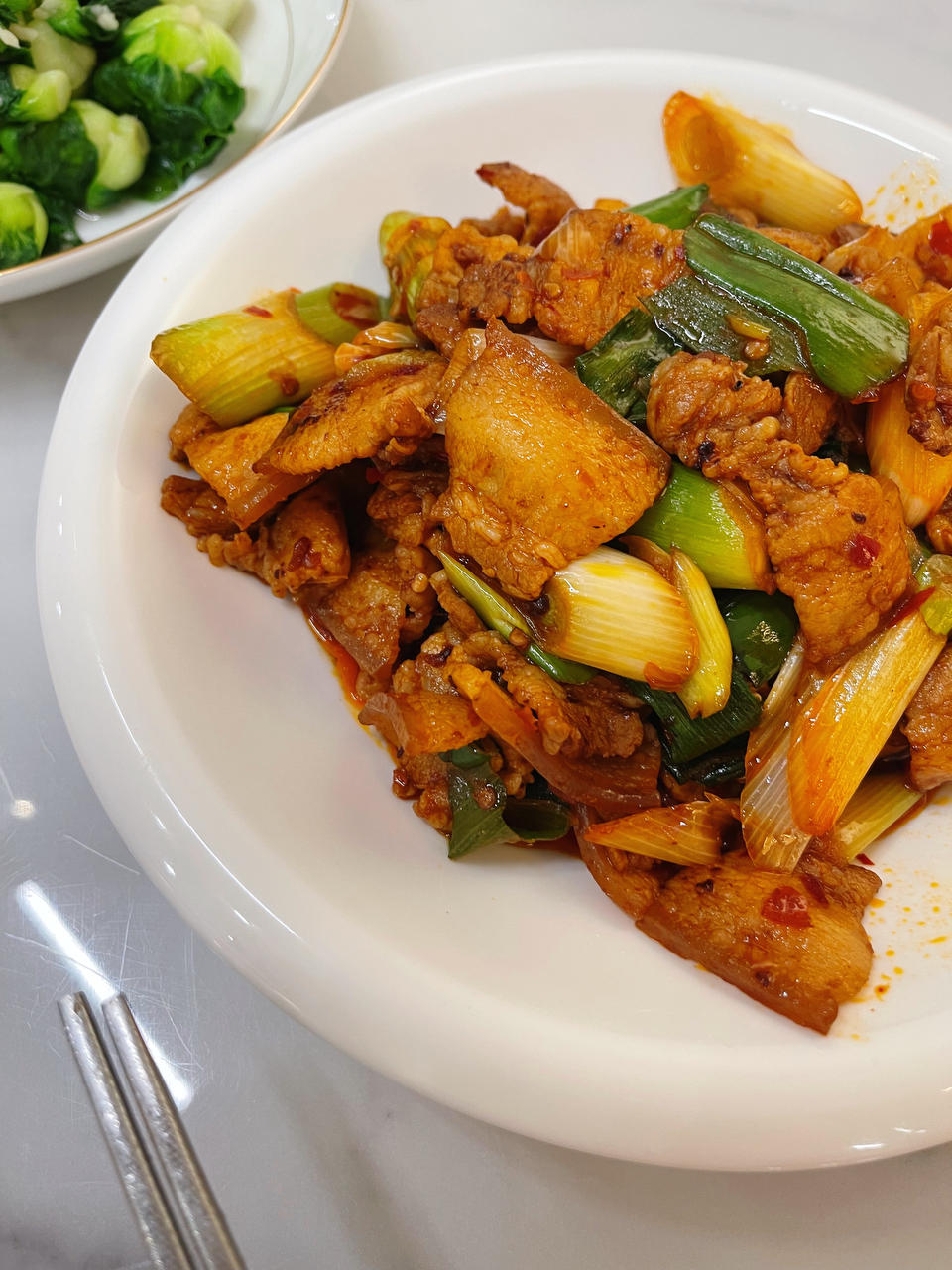 大葱炒回锅肉