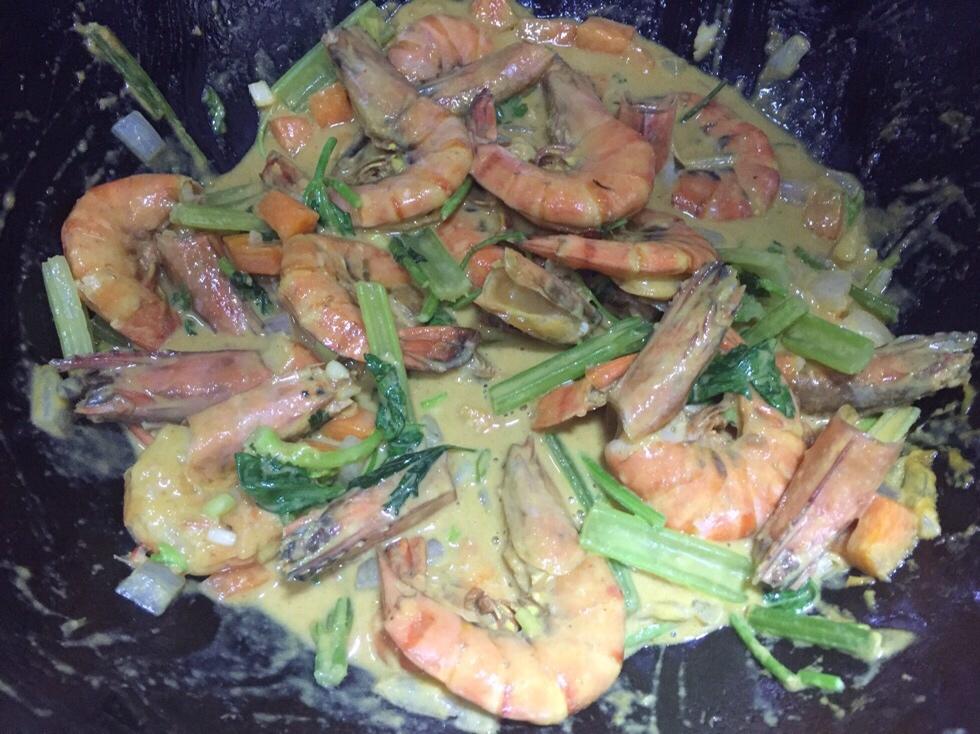 泰式咖喱皇大虾