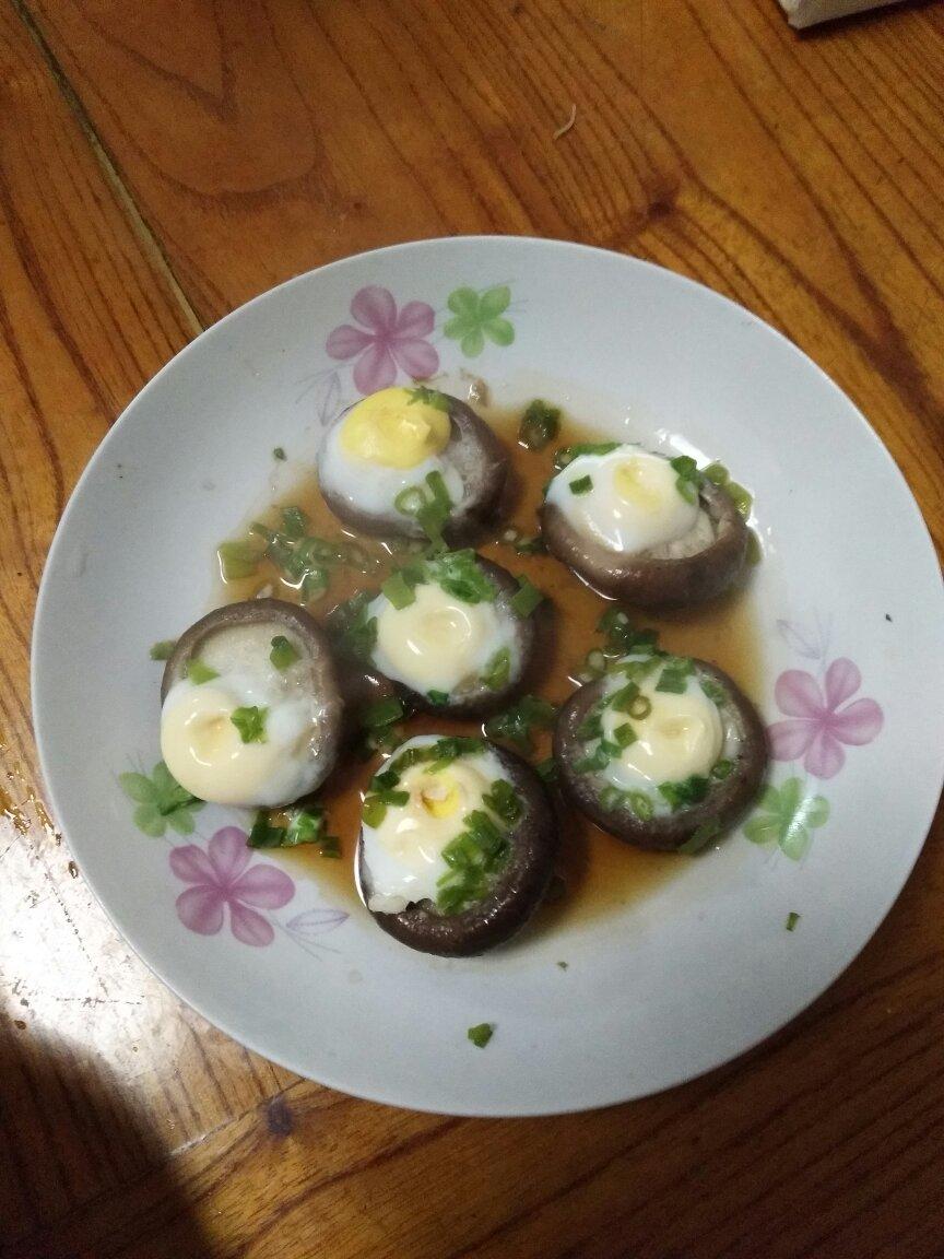 香菇肉末蒸鹌鹑蛋