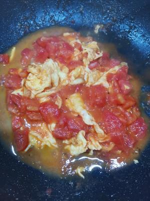 西红柿炒蛋饭的做法 步骤5