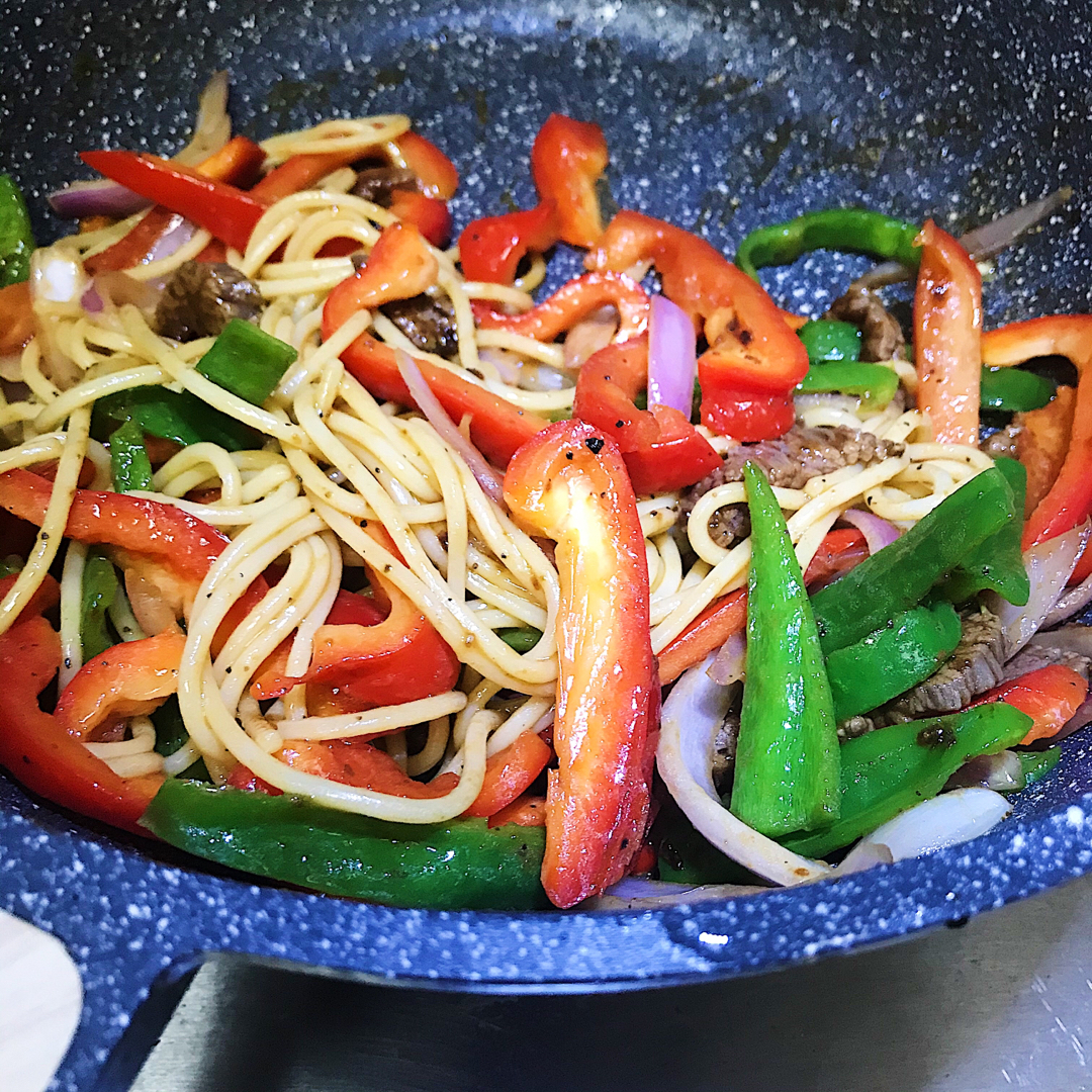 比餐厅好吃的黑椒牛柳意面🍝零失败简单教程