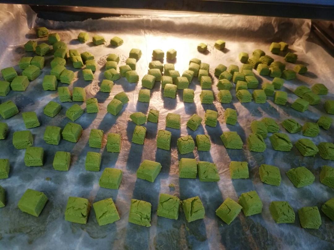 抹茶小石头饼干
