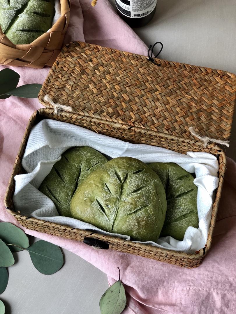 抹茶软欧（蜜豆奶酪馅）