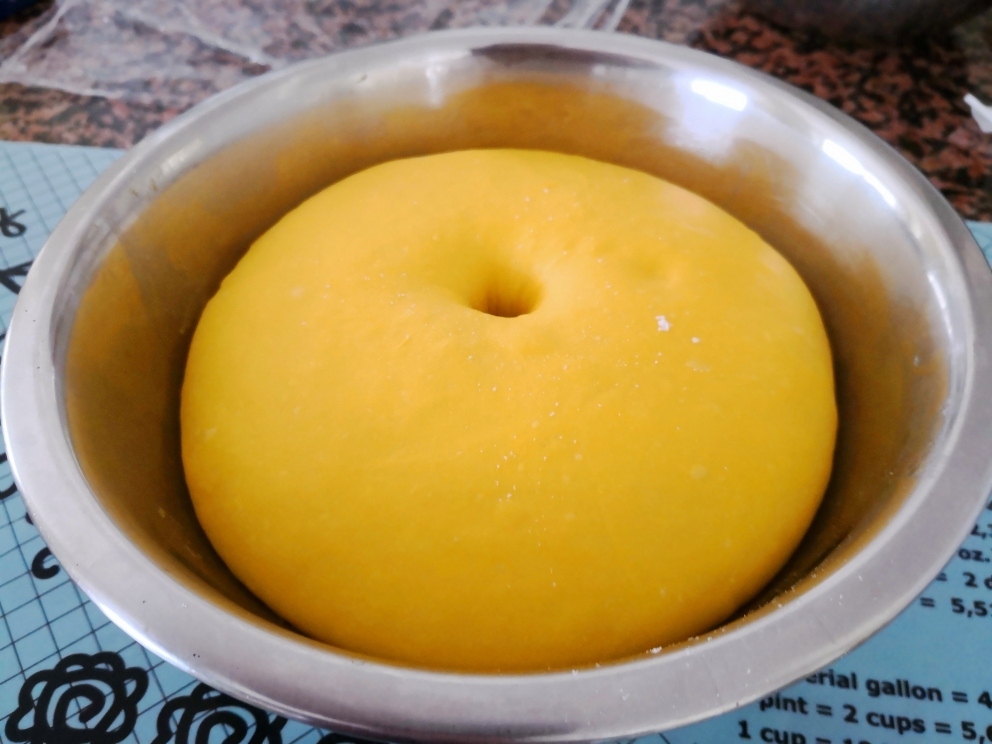 南瓜卡仕达奶酪软欧包—小美版的做法 步骤4