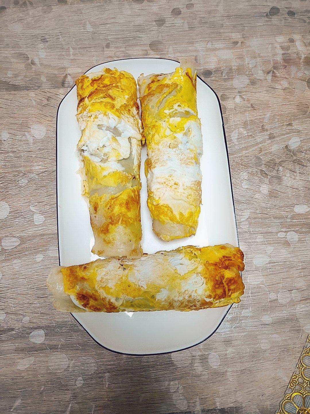 鸡蛋卷饼（超详细）