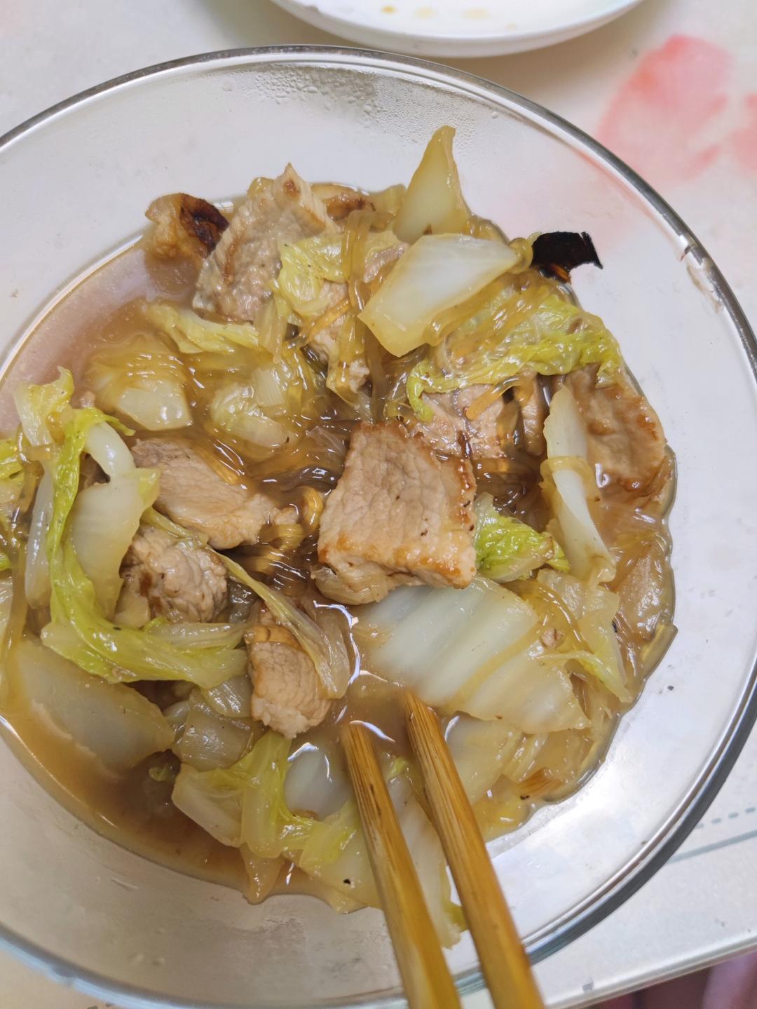 猪肉白菜炖粉条