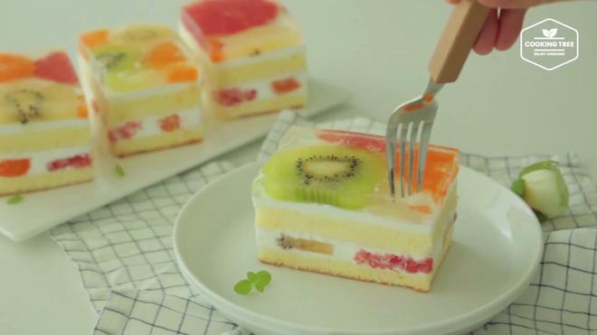 水果果冻蛋糕的做法