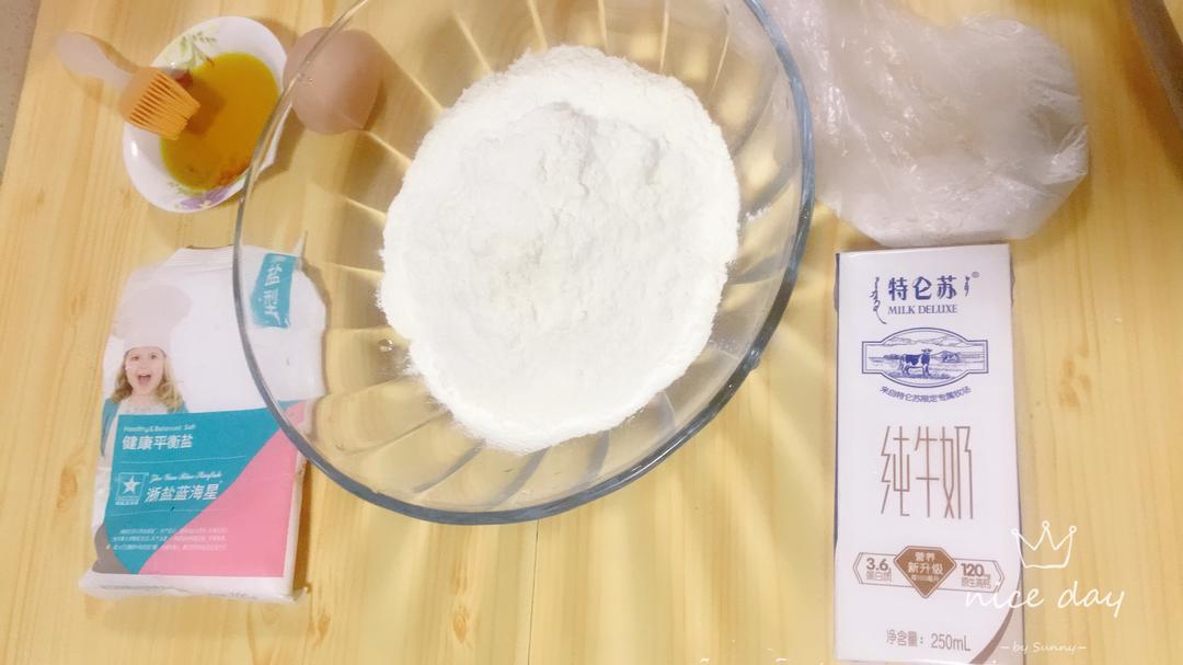 纯奶手撕吐司的做法 步骤1