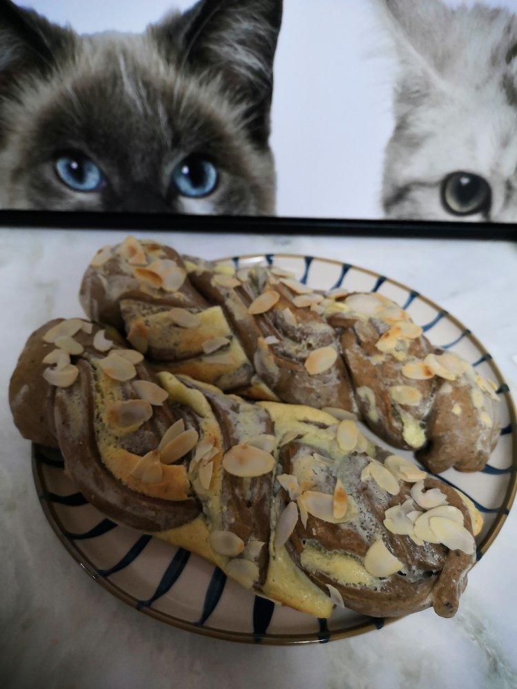 红茶奶酥面包
