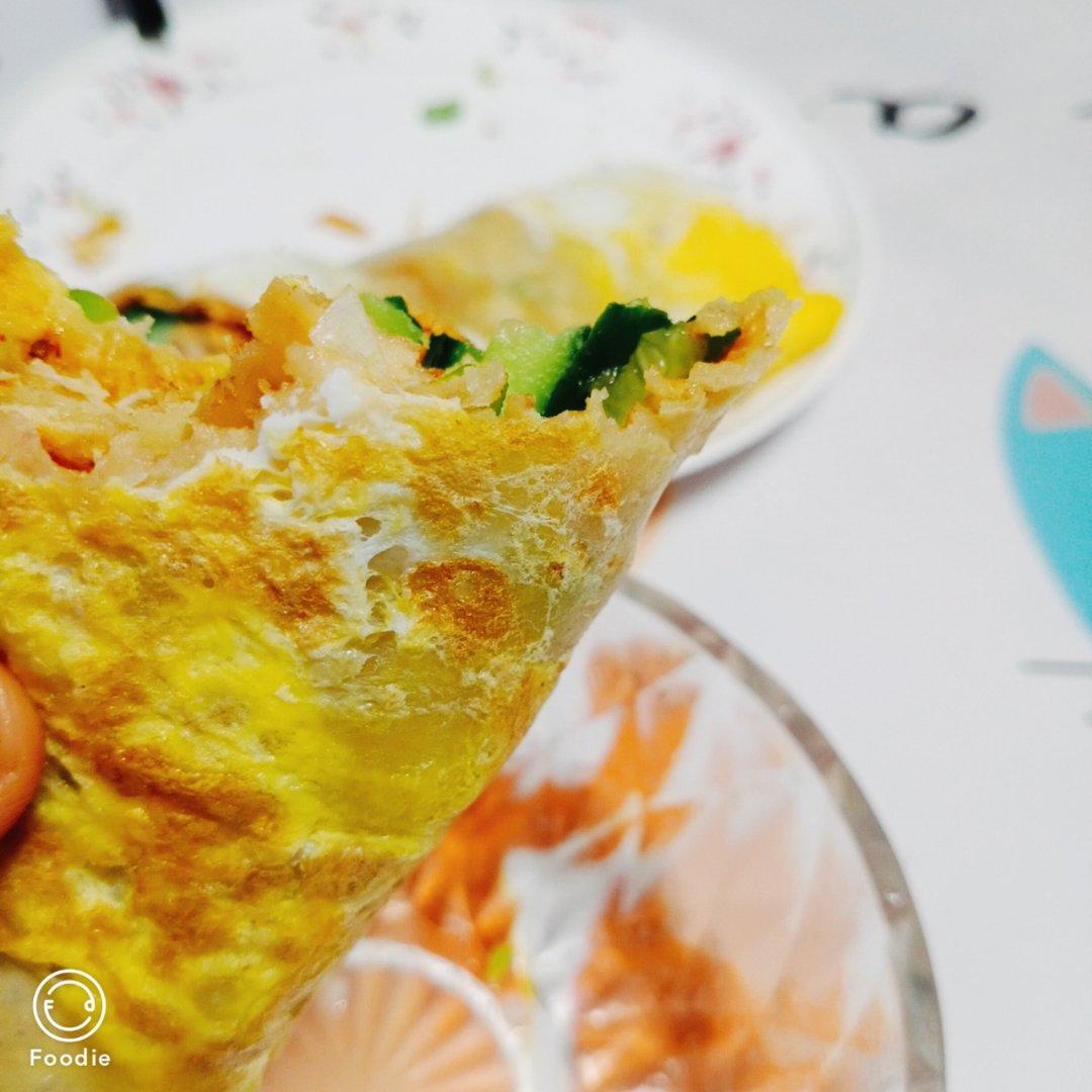 平底锅版煎饼果子