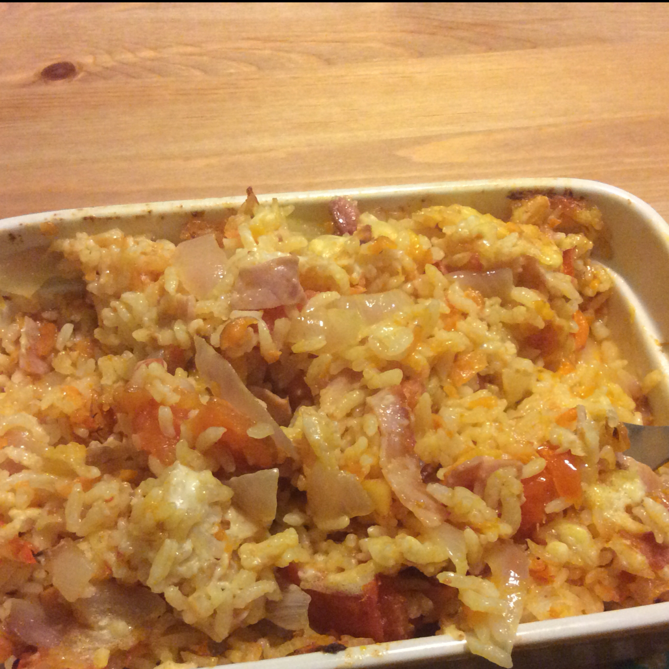 番茄培根焗饭