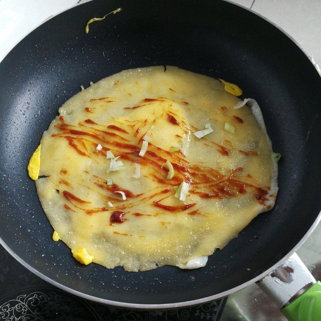 平底锅版煎饼果子