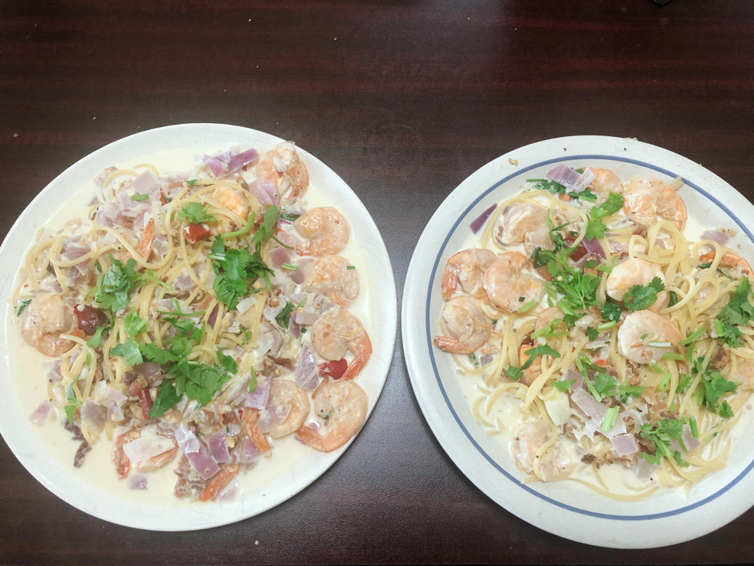 减脂|美味又低脂的虾油虾仁意大利面