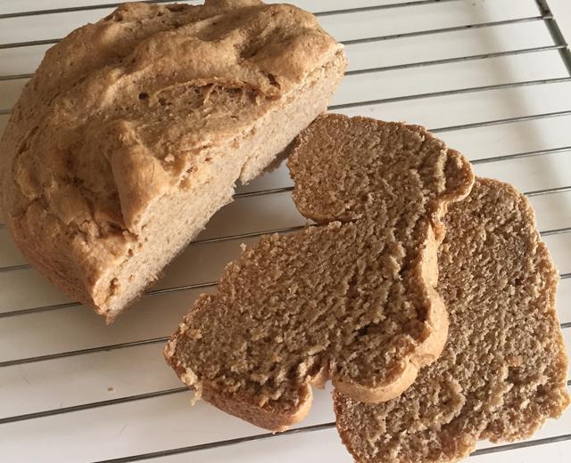 面包机版无糖全麦麸面包-健康粗粮土司面包适合减肥孕妇糖尿病人的做法