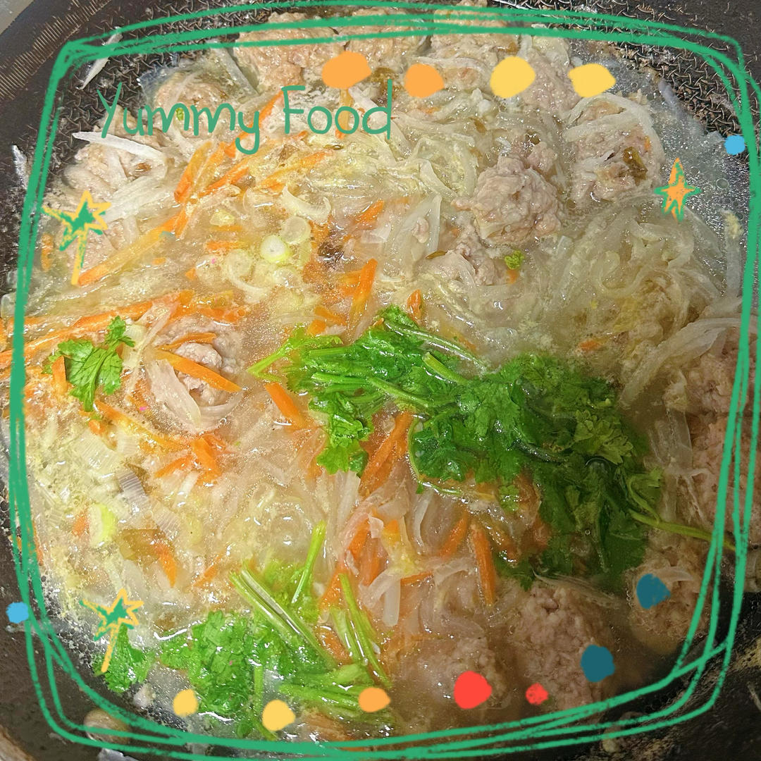 100道家常菜之牛肉丸子白萝卜汤