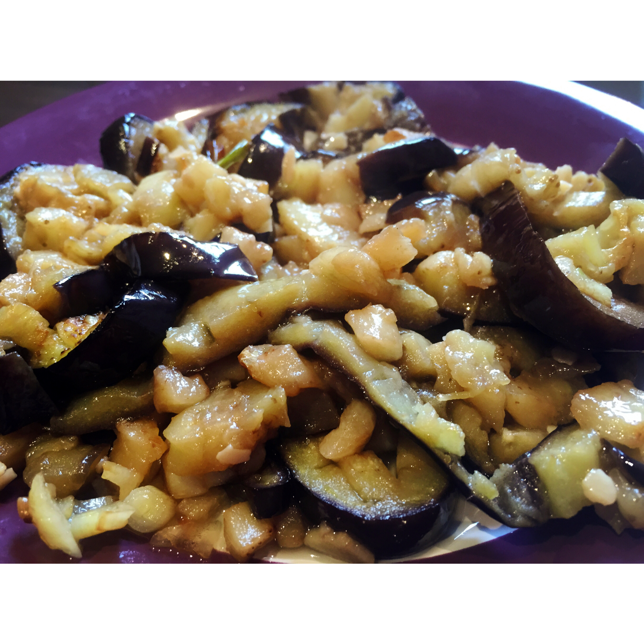 油焖茄子 Lite-fry Eggplant