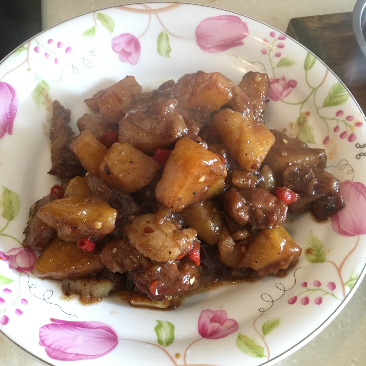 土豆烧肉