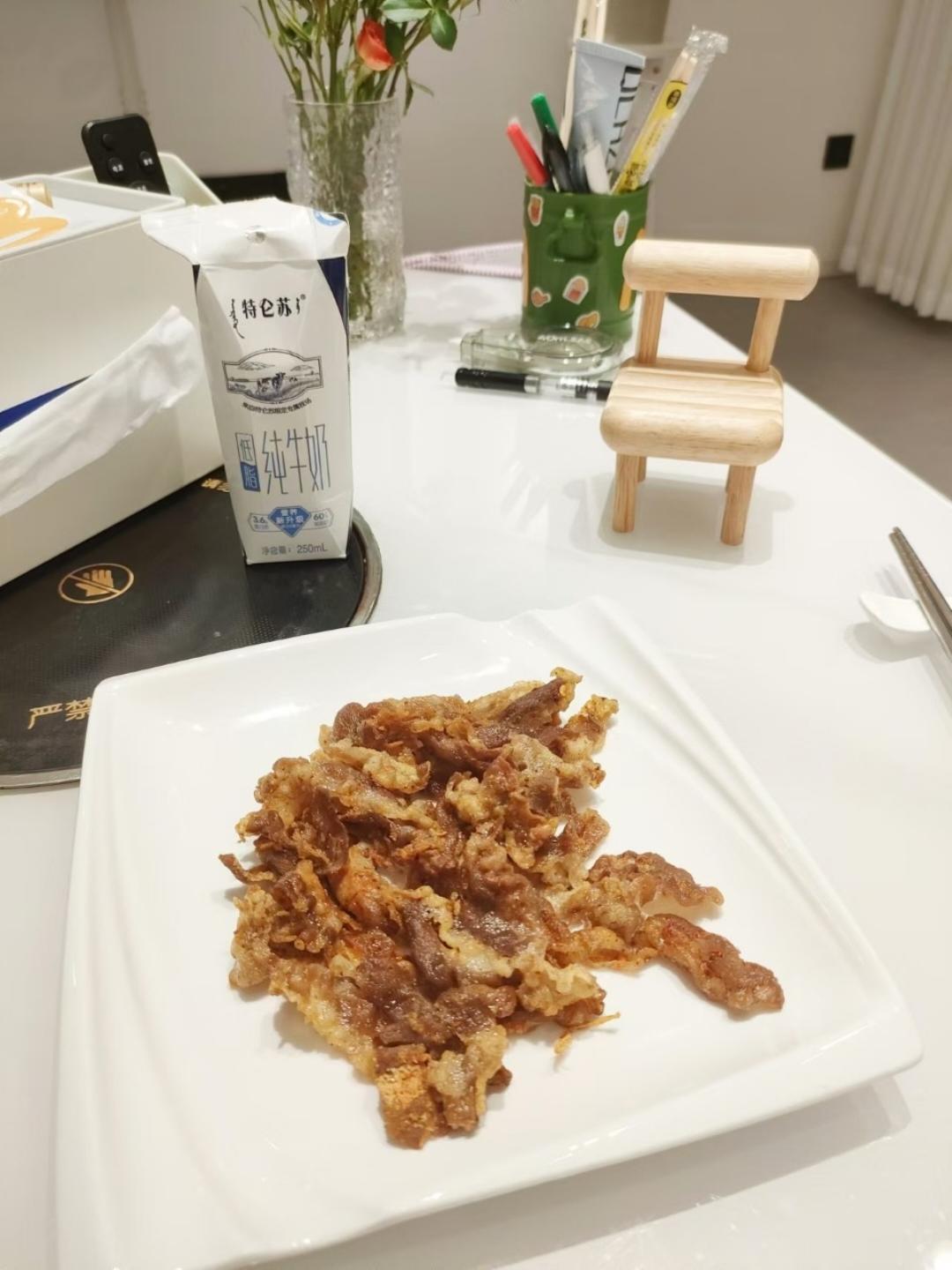 空气炸锅孜然羊肉卷（零厨艺）
