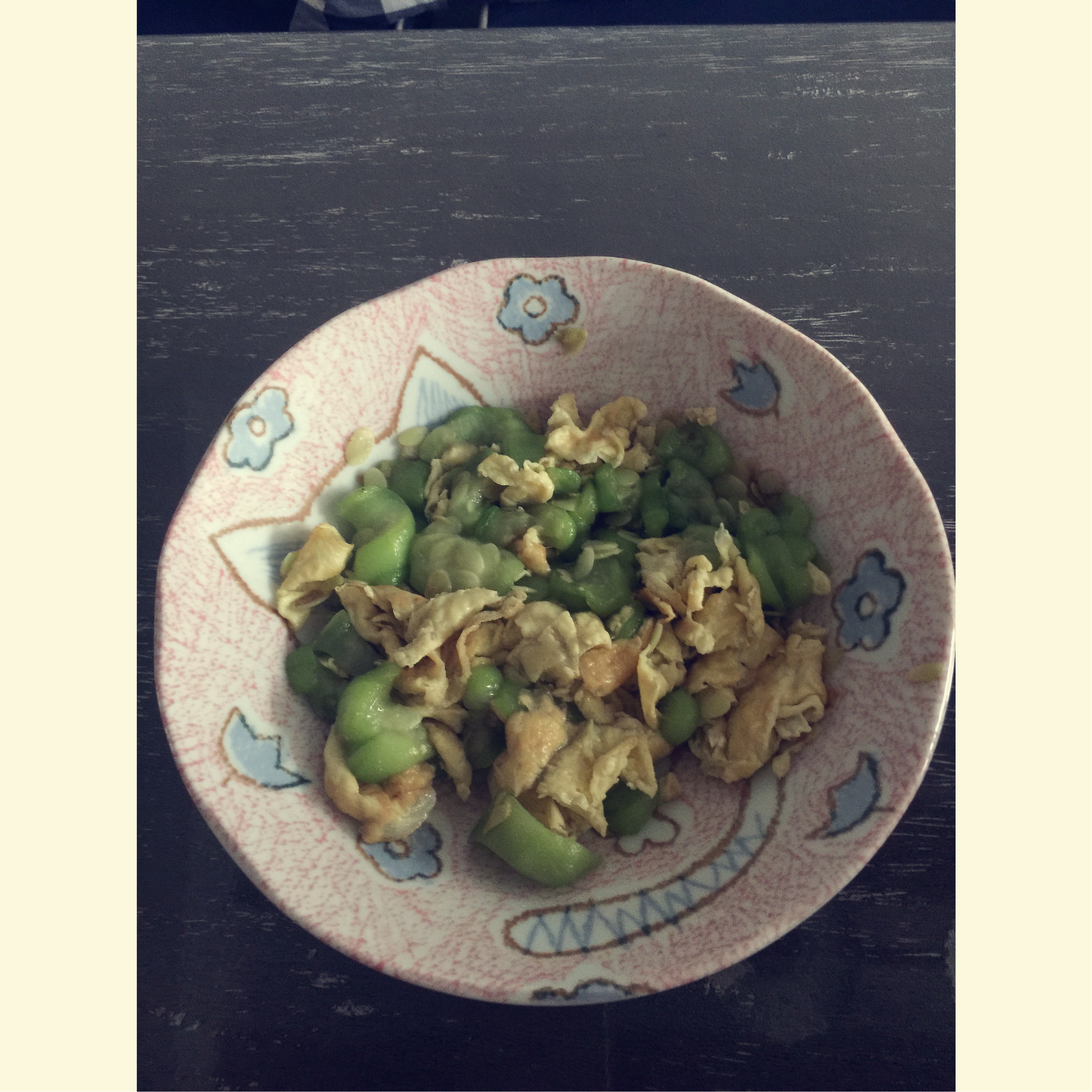 丝瓜炒蛋