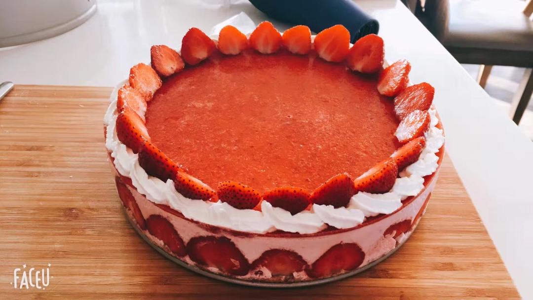 【视频】草莓慕斯蛋糕（6寸）