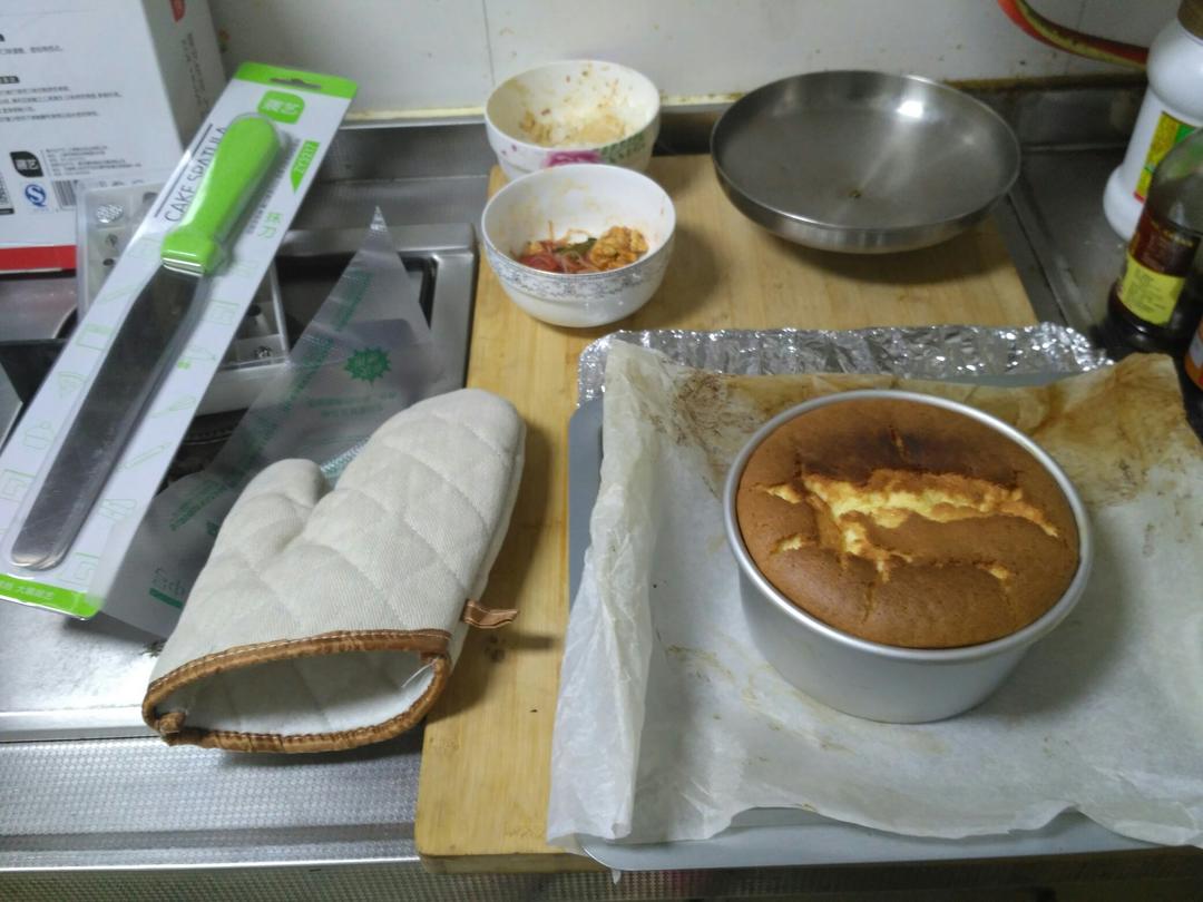 烤箱做蛋糕（戚风蛋糕的做法）