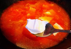 白玉菇辣白菜豆腐丸子汤的做法 步骤6