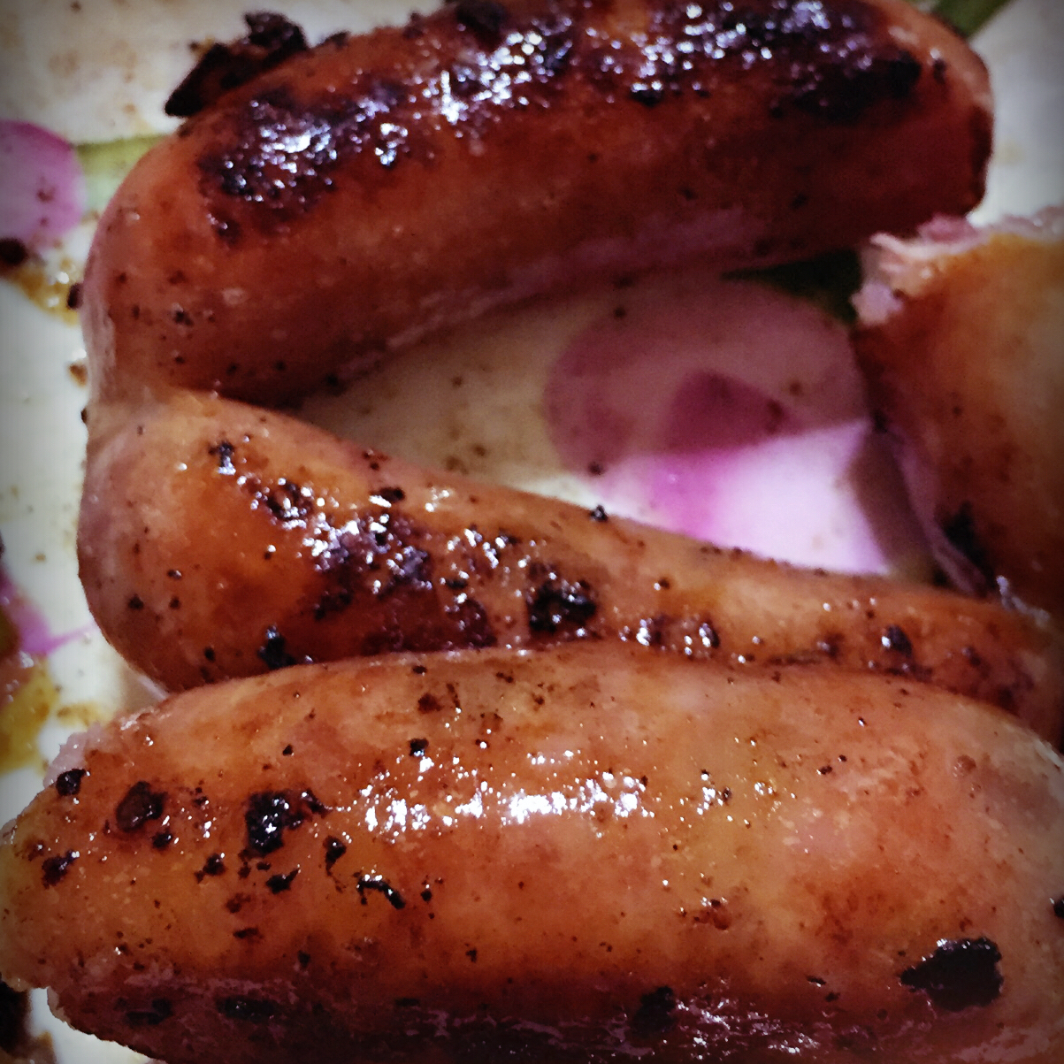 吃货小蜜蜂做的煎香肠