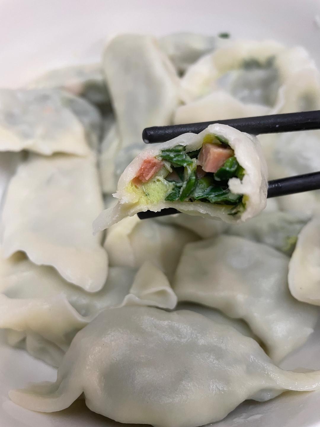 奶奶牌韭菜鸡蛋饺子（超美味）