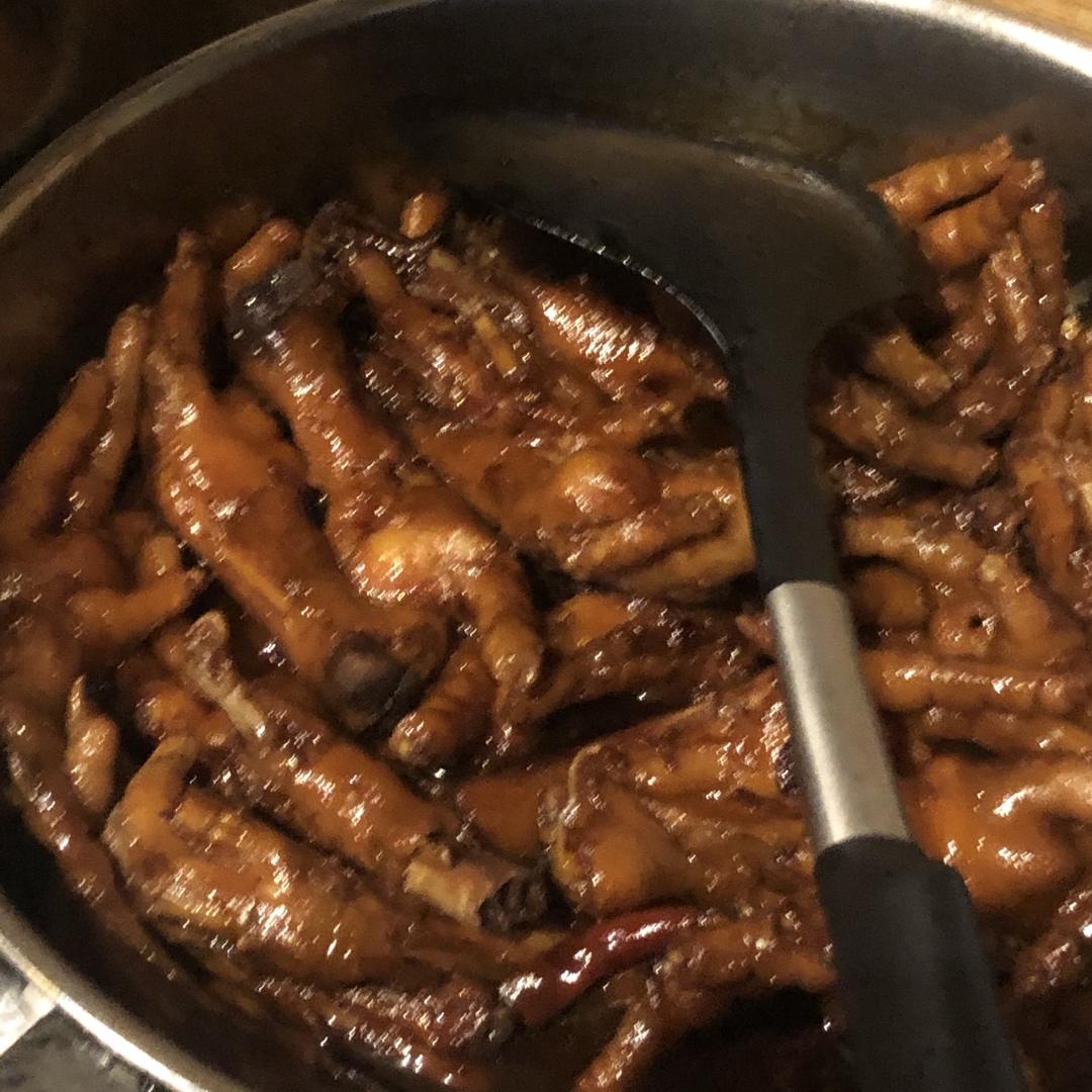香辣烧鸡爪