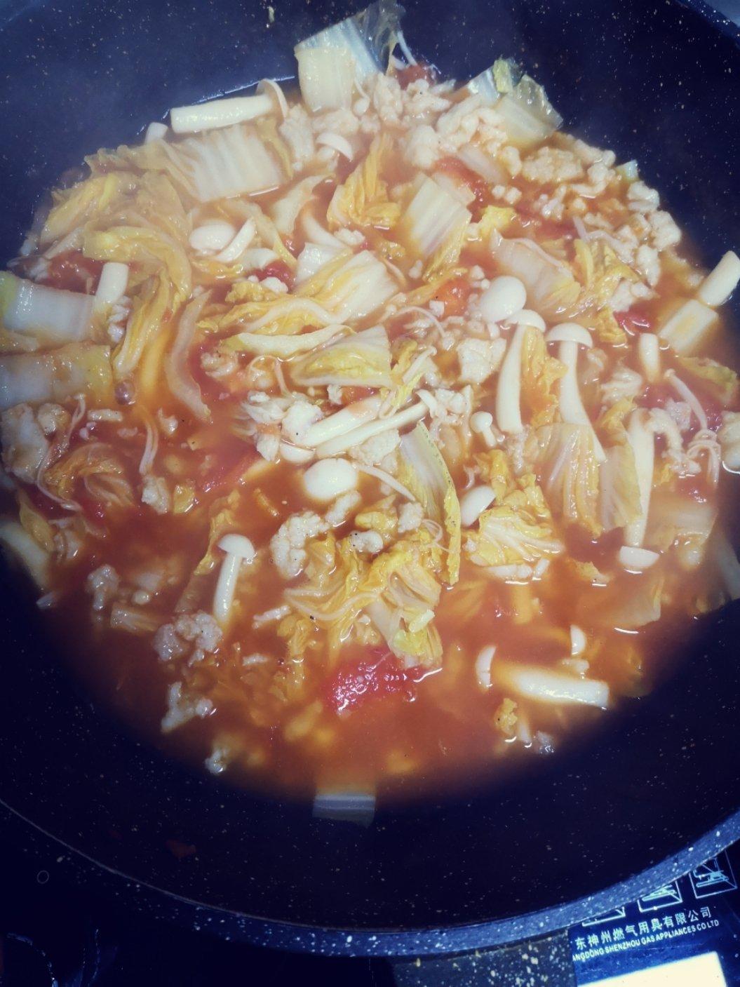 番茄金针菇巴沙鱼（龙利鱼）