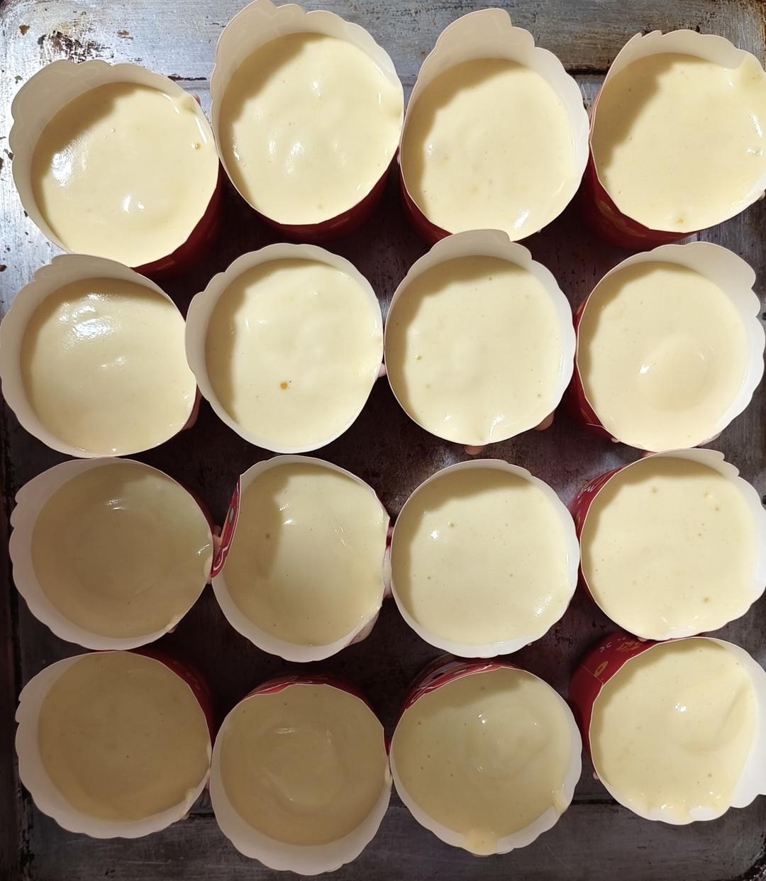 纸杯蛋糕 8寸戚风蛋糕的量