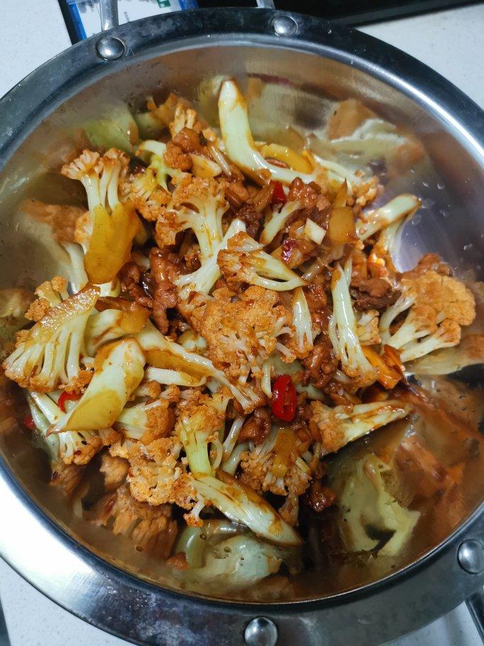 干锅花菜做起来呀
