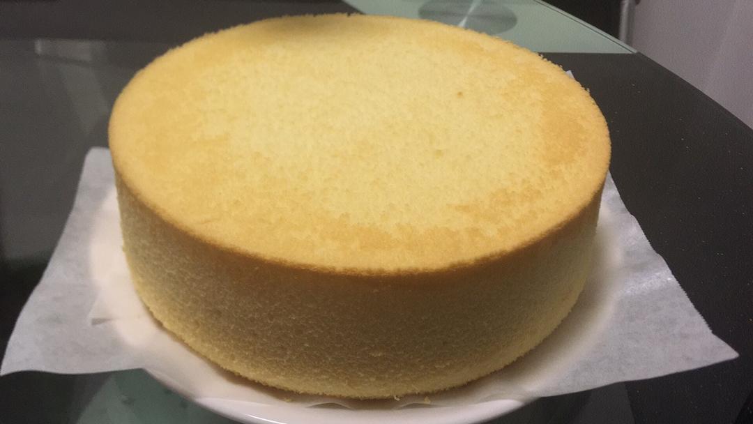 八寸戚风蛋糕（生日蛋糕坯）附六寸配单