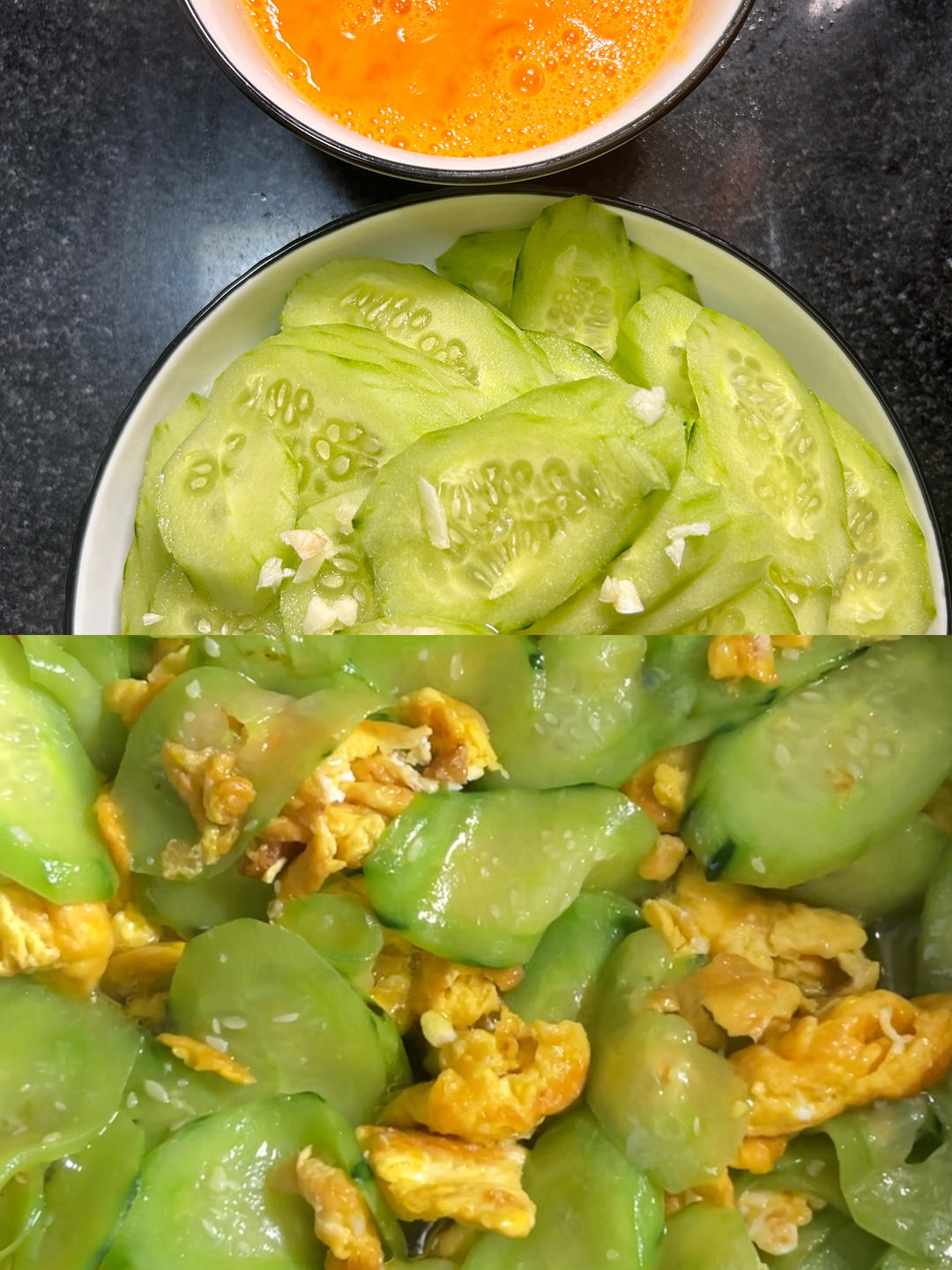 黄瓜炒蛋